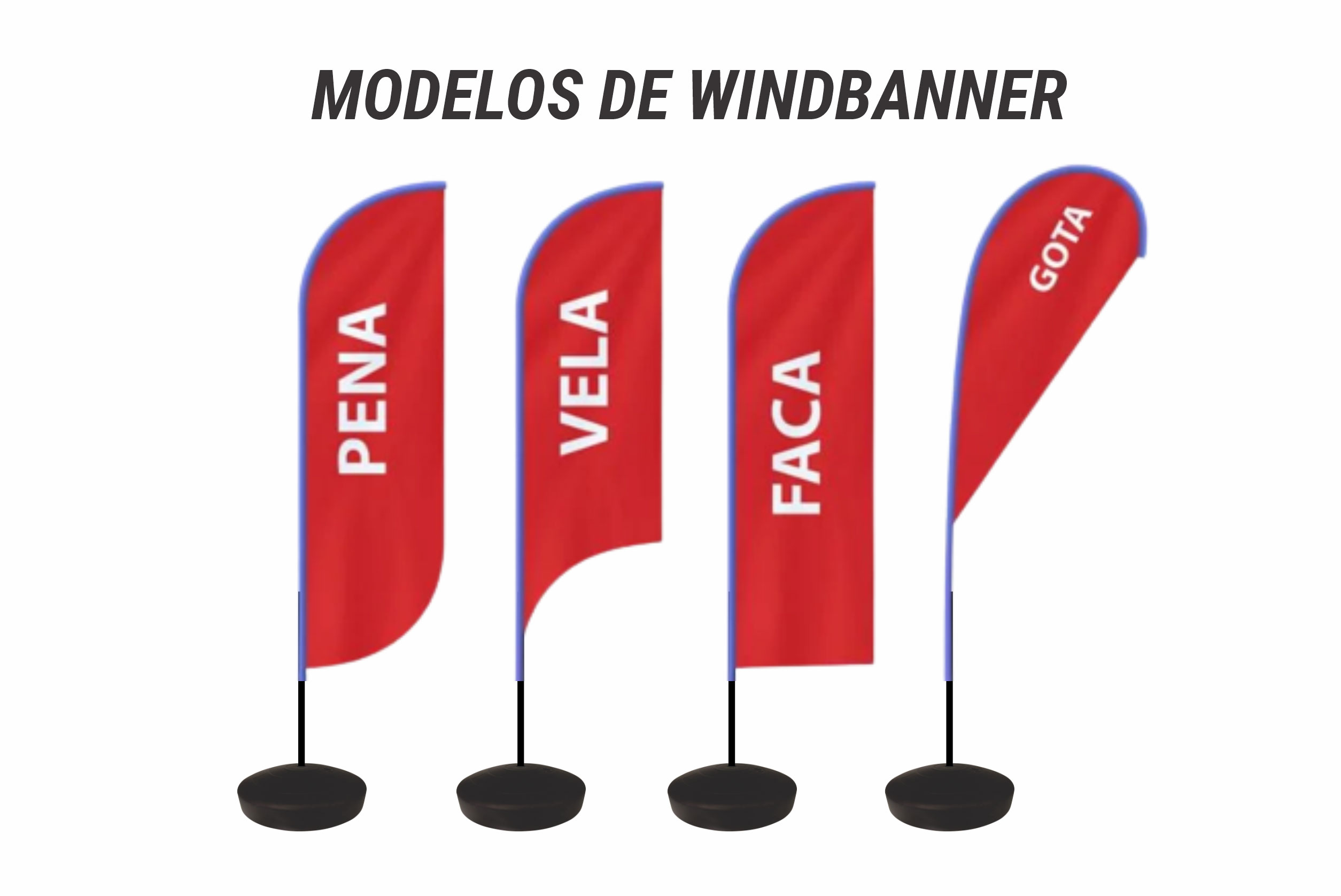 Wind Banner em Curitiba | Publiq Windbanner Gráfica e Comunicação Visual